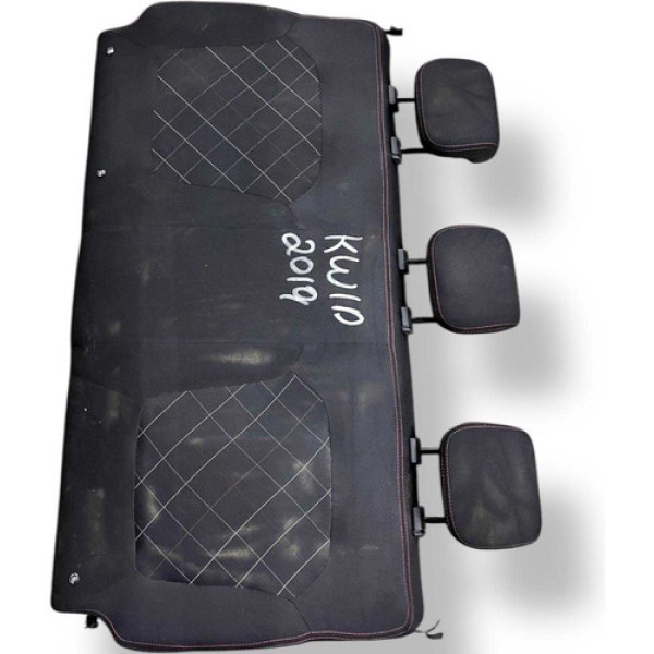 Encosto Banco Traseiro Renault Kwid 2018 2019 2020 2021 Preto