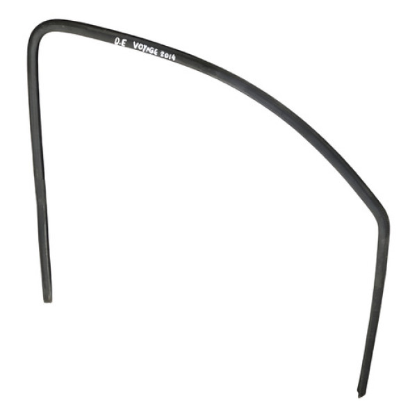 Borracha Canaleta Vidro Dianteiro Esquerdo Gol Voyage 2014 Preto