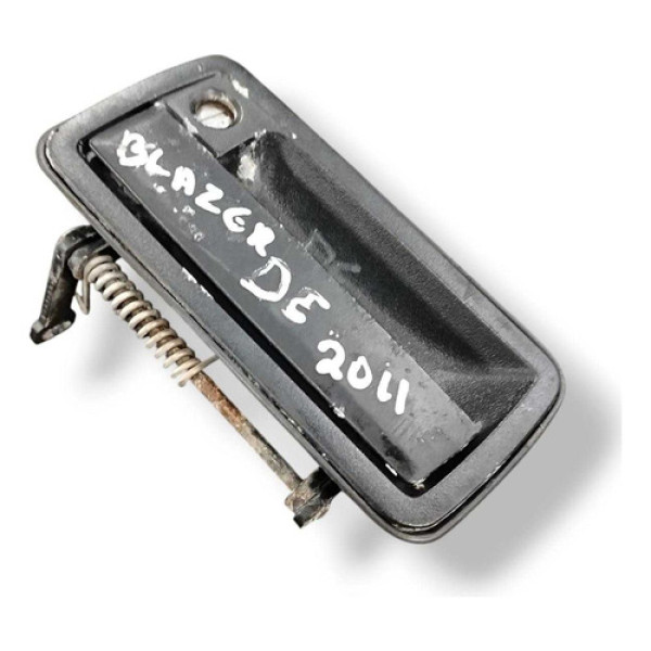 Maçaneta Externa Dianteira Esquerda Chevrolet Blazer 2010 Preto Dianteira