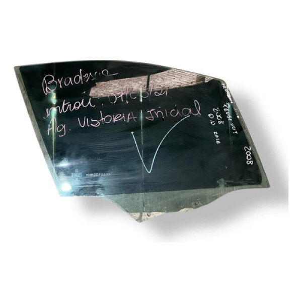 Vidro Porta Dianteira Direita Peugeot 2008 Anos 2016 2017 18