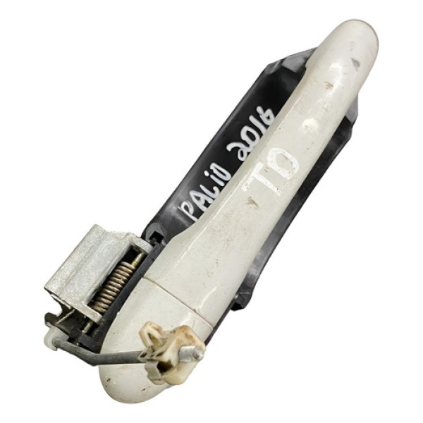 Maçaneta Externa Traseira Direita Fiat Palio 2016 030864 Branco Traseira