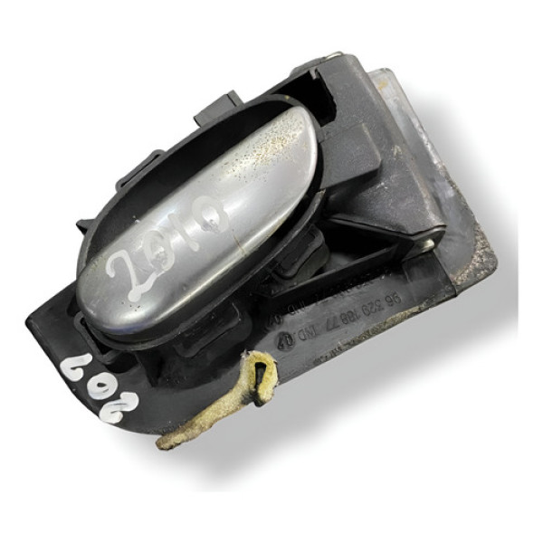 Maçaneta Interna Traseira Direita 207 Passion 2010 962369807 Preto Traseira