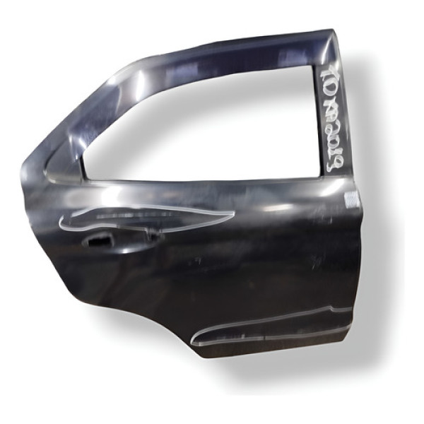 Porta Traseira Direita Ford Ka 2015 A 2019 Com Detalhe Preto Direito Traseira