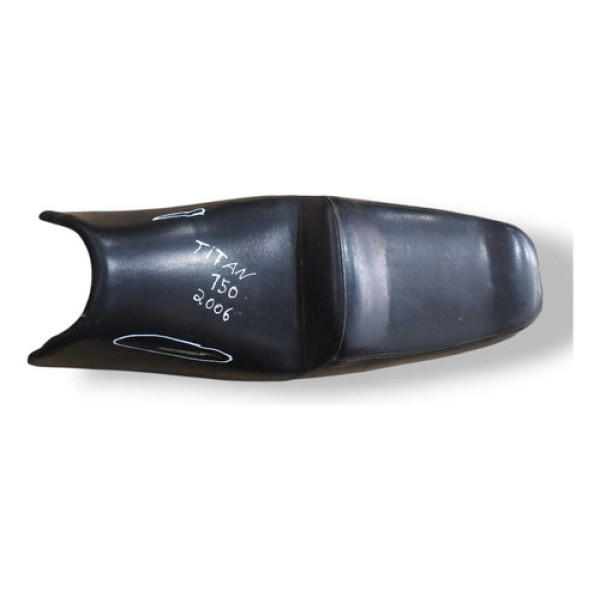 Banco Assento Honda Titan 150 2006 2007 2009 2010 Detalhes Preto