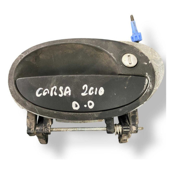 Maçaneta Externa Dianteira Direita Corsa 2010 Rh93264372 Prateado Dianteira