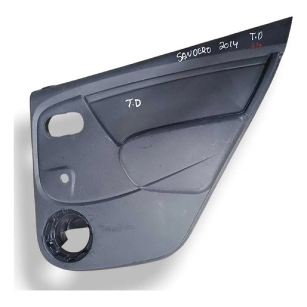 Forro Porta Traseiro Direito Renault Sandero 2014 8200607416 Preto