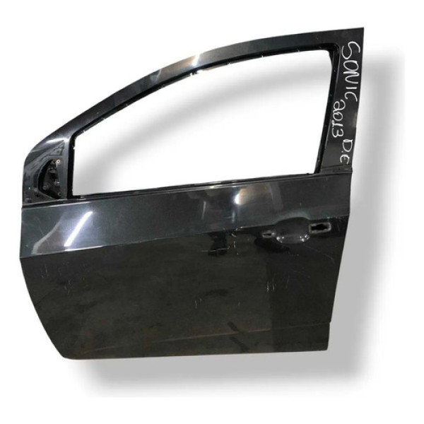 Porta Dianteira Esquerda Chevrolet Sonic 1.6 2013 2014 2015 Dianteira Esquerda Preto