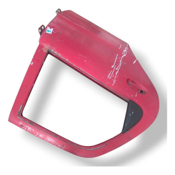 Porta Traseira Direita Fiat Palio 1998 A 2000 - 4 Portas Traseira Esquerda Vermelho