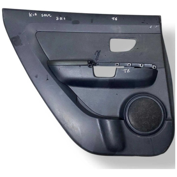Forro Porta Traseira Esquerda Kia Soul 1.6 - 2011 2012 2013 Preto