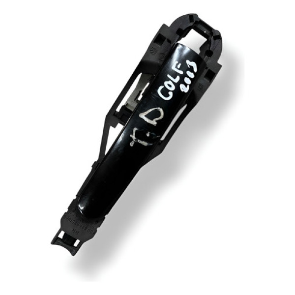 Maçaneta Externa Traseira Direita Golf 2003 3b0837885886 Preto Traseira