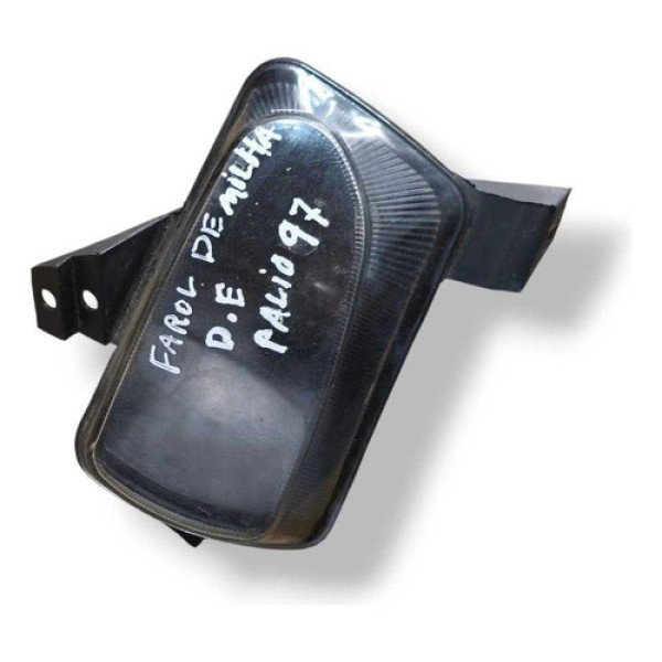 Farol Milha Lado Esquerdo Fiat Palio 1996 1997 1998 1999 Preto