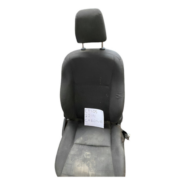 Banco Dianteiro Direito Carona Toyota Etios 2014 Original Cinza