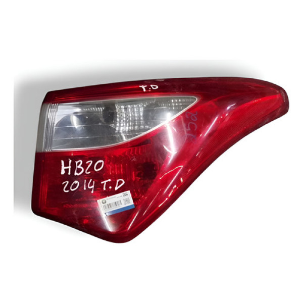 Lanterna Traseira Direita Hyundai Hb20 2013 2014 9240218000 Direito/passageiro Água