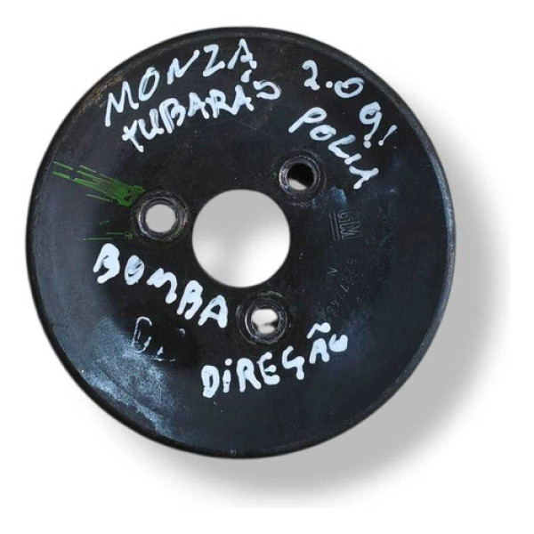 Polia Bomba Direção Hidráulica Gm Monza Tubarão 2.0 1991 Preto