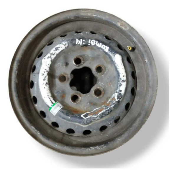 Roda De Ferro Aro 14 Volkswagen Kombi 5 Furos Avulsa Preto