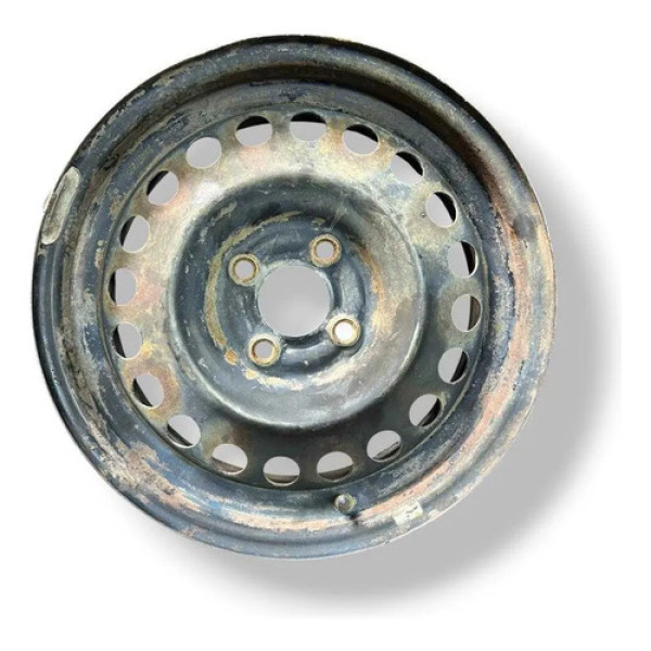 Roda De Ferro  Avulsa Aro 15 Nissan Livina Tiida  Prateado
