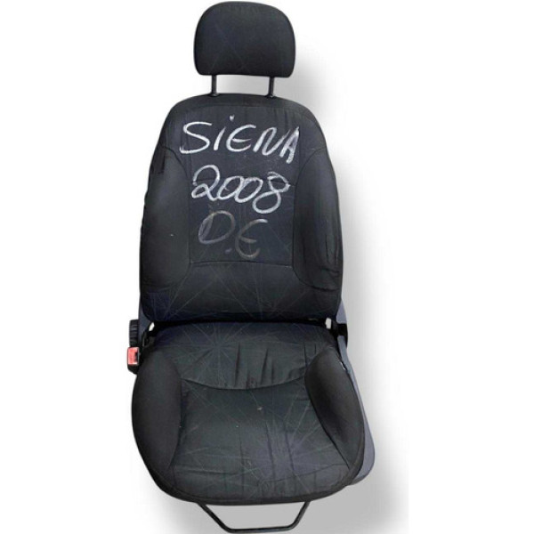 Banco Dianteiro Esquerdo C/detalhe  Fiat Siena 2008 2009 Preto