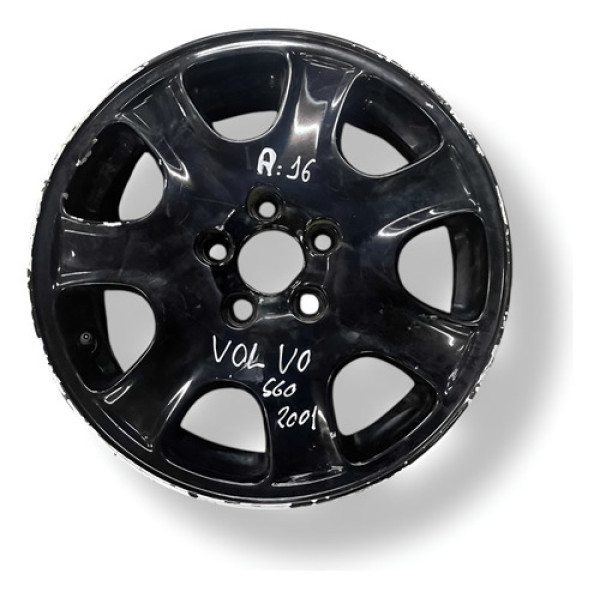 Roda Avulsa Aro 16 Volvo S60 2001 2002 2003 2004 A 2008 - Preta