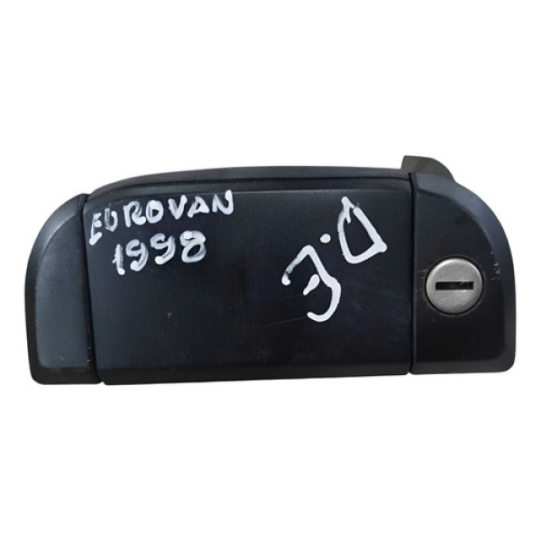 Maçaneta Externa Dianteira Esquerda Eurovan 1998 701837200 Preto Dianteira