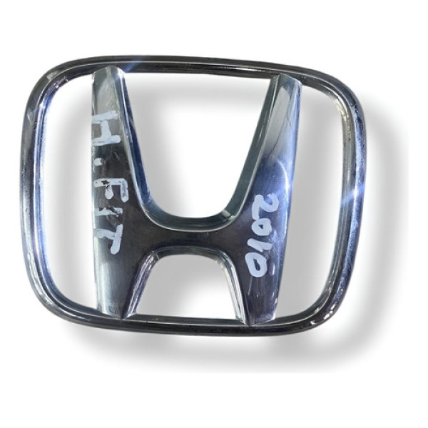 Emblema Tampa Dianteiro Honda Fit 1.4 2010 2011 12 77216tj0 Preto