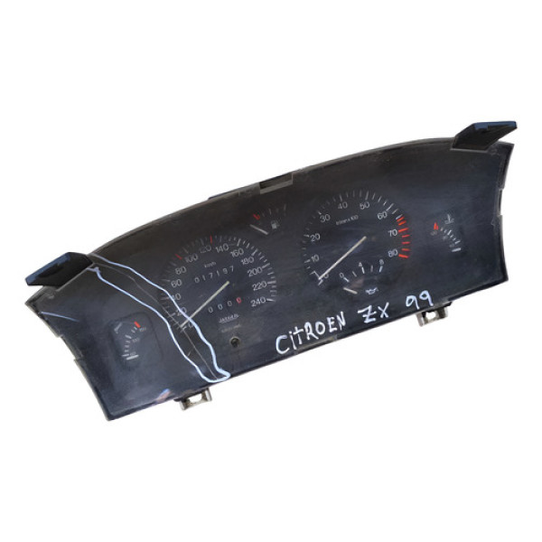 Painel Instrumentos Citroen Zx 1998 1999 Detalhes 9602325280 Preto