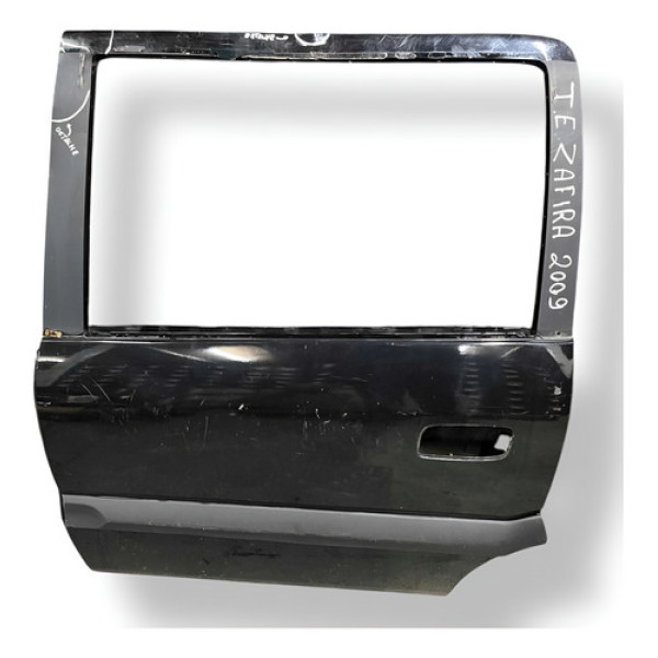 Porta Traseira Esquerda Chevrolet  Zafira 2.0 2009 Detalhe Traseira Esquerda Preto