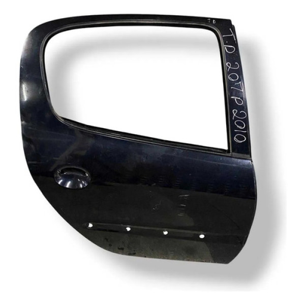 Porta Traseira Direita  Peugeot 207 Passion 2010 2011 2012 Traseira Direita Preto