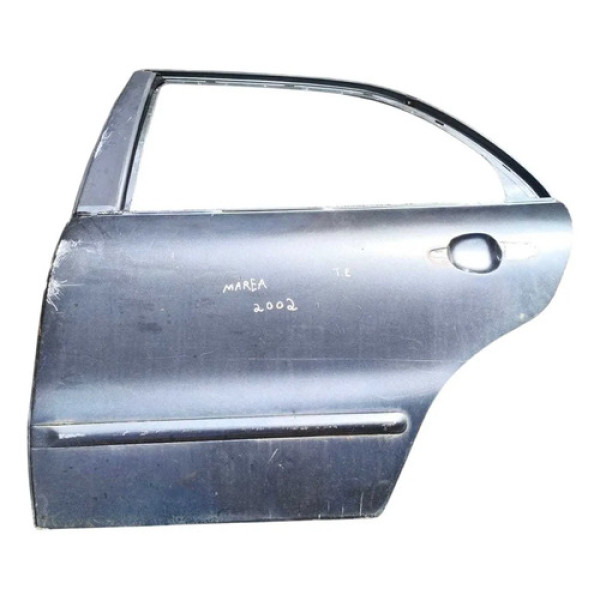 Porta Traseira Esquerda Fiat Marea 1999 2000 2001 2002 2003 Traseira Esquerda Prateado