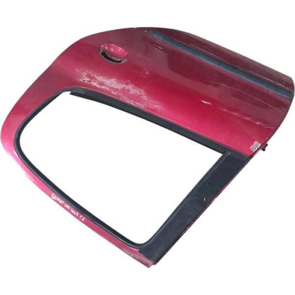 Porta Traseira Esquerda Peugeot 206 1.0 2000 A 2004 4portas Traseira Esquerda Vermelho