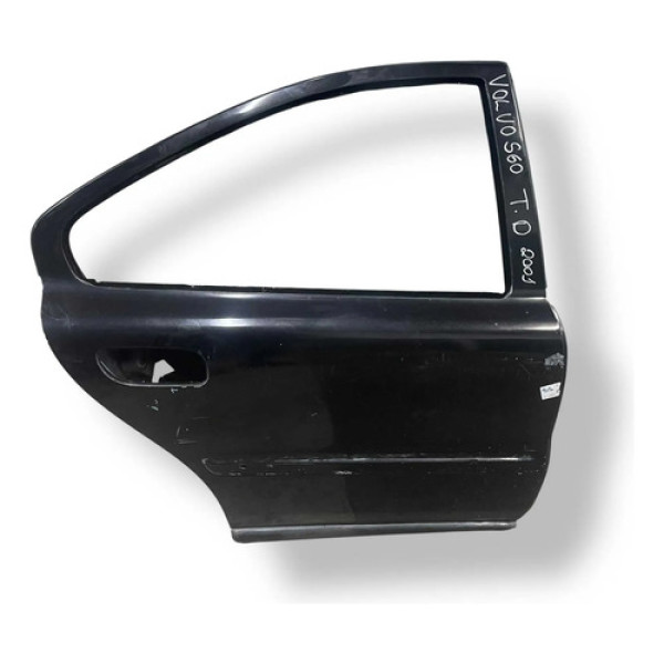 Porta Traseira Direita Volvo S60 2.0 - 2001 2002 2003 2004 Traseira Direita Preta
