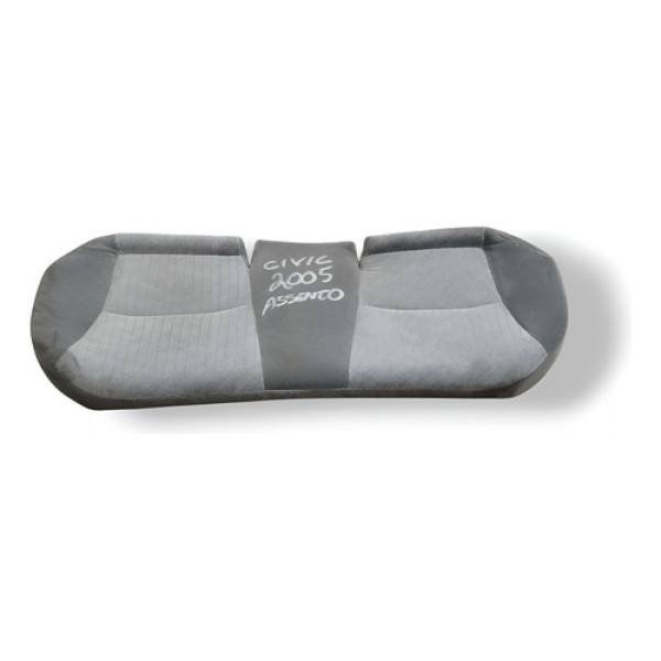 Assento Banco Traseiro Honda Civic 2001 2002 2003 2004 2005  Prateado