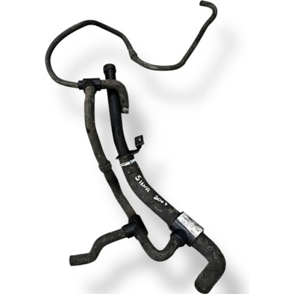 Conjunto Tubo/mangueira Água Fiat Siena 1.0 - 2007/2008/2009