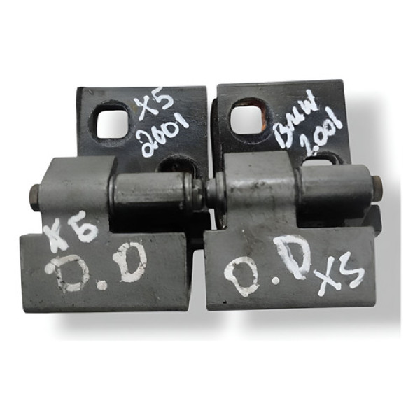 Par Dobradiças Porta Dianteira Direita Bmw X5 2001 2002 2003