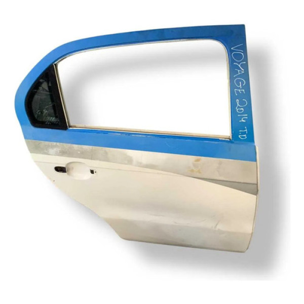 Porta Traseira Direita Volkswagen Voyage 2014 2015 2016 2017 Traseira Direita Branco