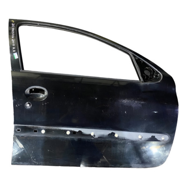  Porta Dianteira Direita Peugeot 207 Passion 2011 Dianteira Direito Preto