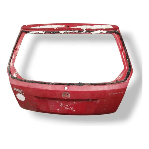 Tampa Traseira Porta Malas Fiat Palio 2013 2014 2015 Detalhe Branco