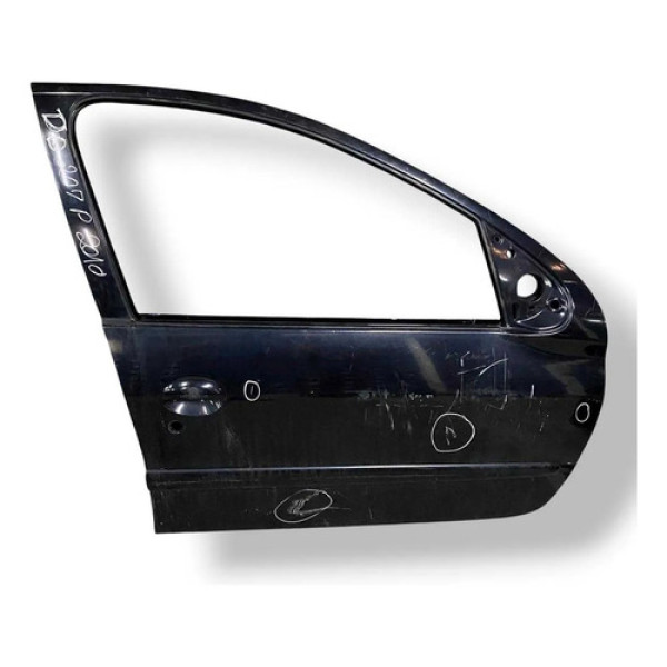 Porta Dianteira Direita Peugeot 207 Passion 2010 Detalhe Dianteira Direita Preto