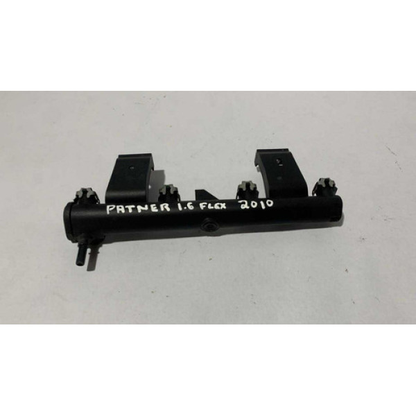  Flauta Bico Injetor Peugeot Partner 2011 1.6 9658533280