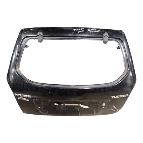 Tampa Traseira Porta Malas Hyundai Tucson 2008 2009 Detalhe Preto