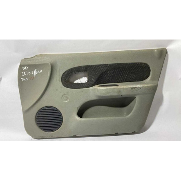 Forro Porta Diant Direita Renault Clio Sedan 2004 3158404 Cinza Claro