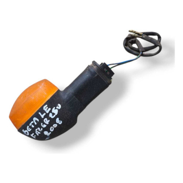 Pisca Alerta Seta Lado Esquerdo Yamaha Fazer 250 2008 A 2010 Preto