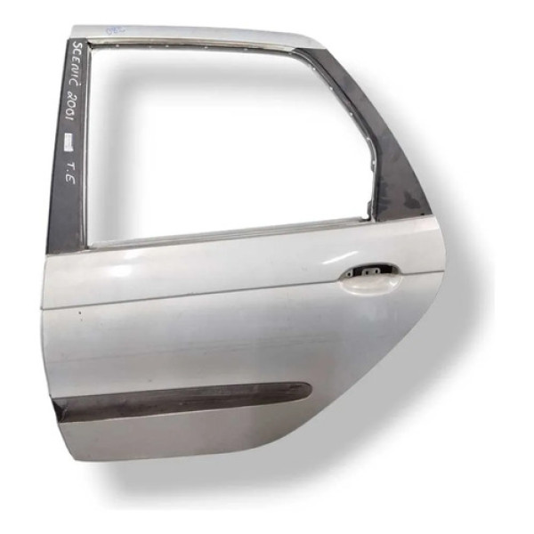 Porta Traseira Esquerda Renault Scenic 2002 2003 2004 A 2010 Traseira Esquerda Branco