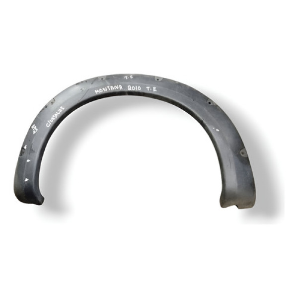 Moldura Alargador Páralama Tras Esquerda Gm Montana 93376297 Preto