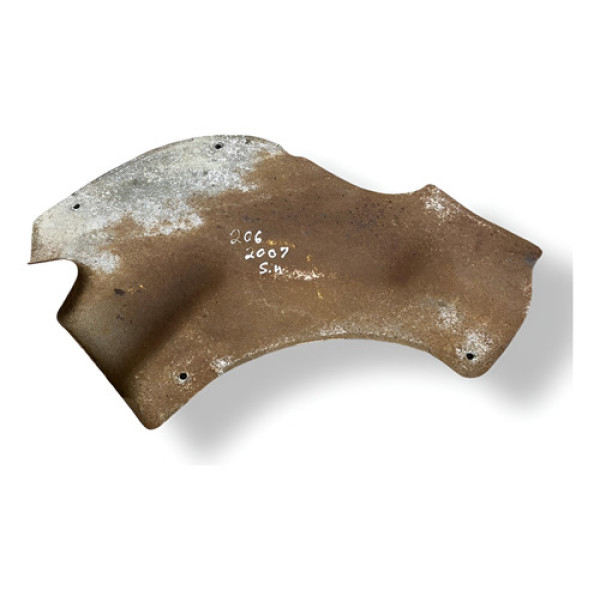 Protetor Calor Escapamento Peugeot 206 2007 2008 2009 2010 Prateado