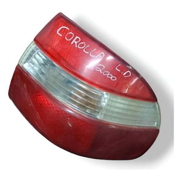 Lanterna Tampa Traseira Direita Toyota Corolla 2001/2002/03 Direito/passageiro Preto