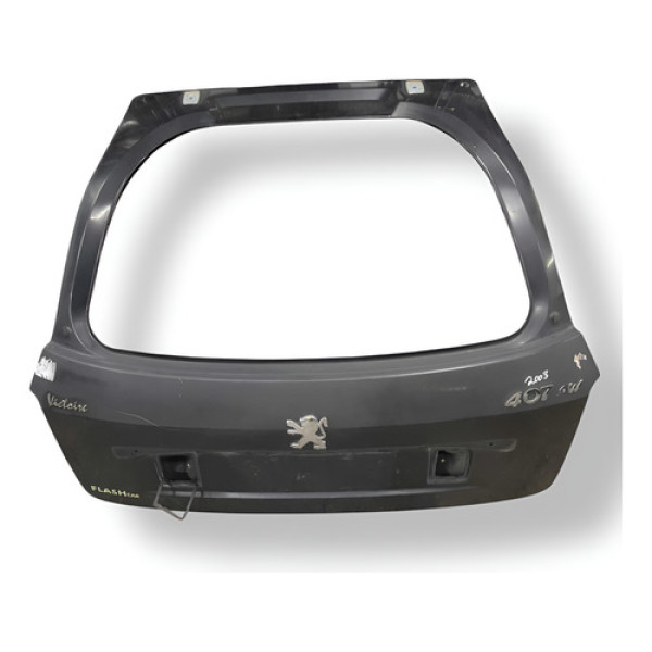 Tampa Traseira Sem Fechadura Peugeot 407 Sw 2006 2007  Preto