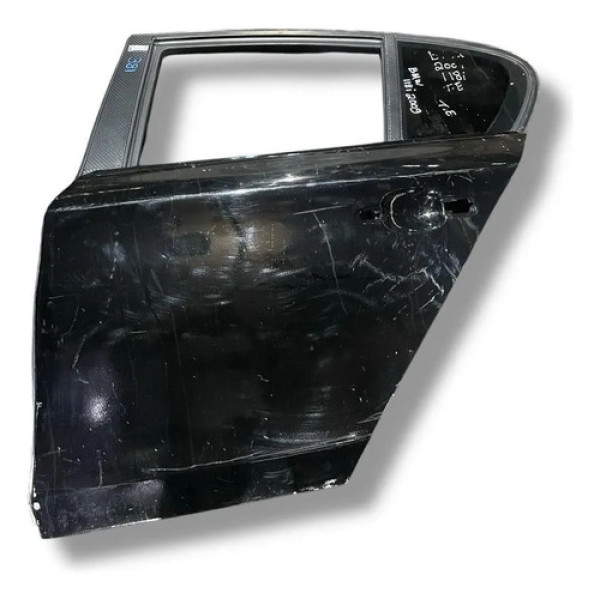 Porta Traseira Esquerda Bmw 118i - 2007 2008 2009 2010 2013 Traseira Esquerda Preto