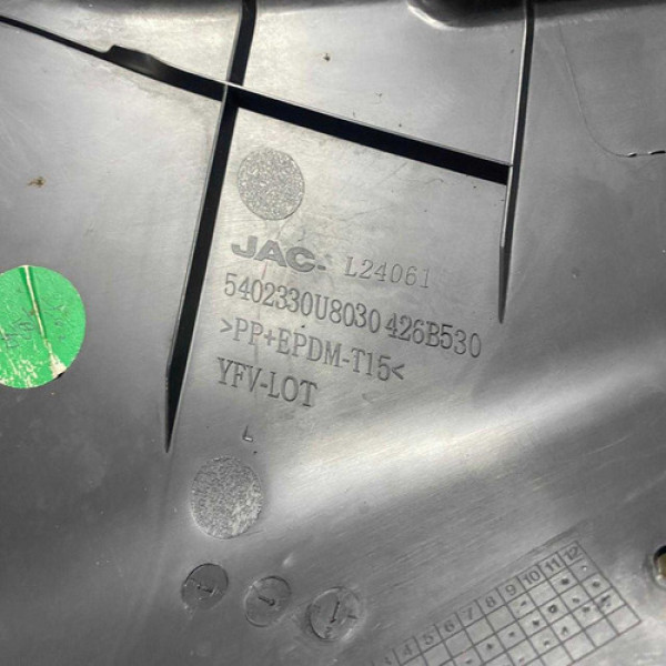 Acabamento Banco Tras Esquerdo J3 2012 5402330u8030 Detalhe Branco