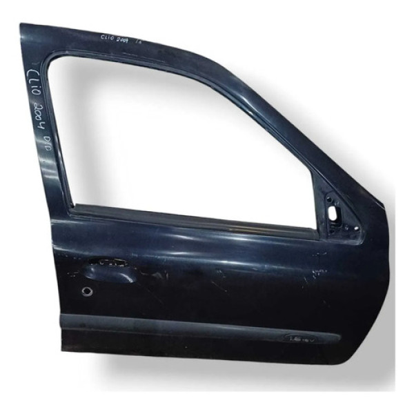 Porta Dianteira Direita Renault Clio 1.6 - 2004 2005 2006 Dianteira Direita Verde