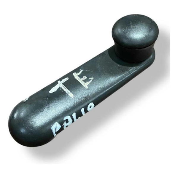 Manivela Vidro Traseira Esquerda Fiat Palio 2001 2002 2003 Prateado